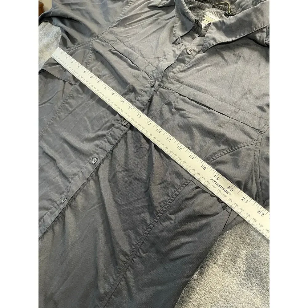 Columbia PFG Tamiami II Shirt Womens XL Black Vented Long Sleeve Fishing Hiking